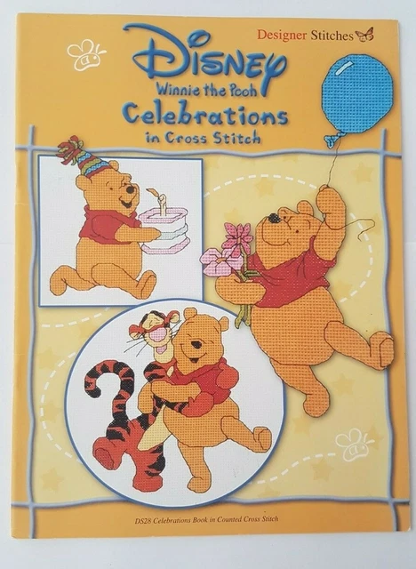 Disney Kreuzstich Diagramm Buch Designer Stiche Winnie Puuh 12 Designs