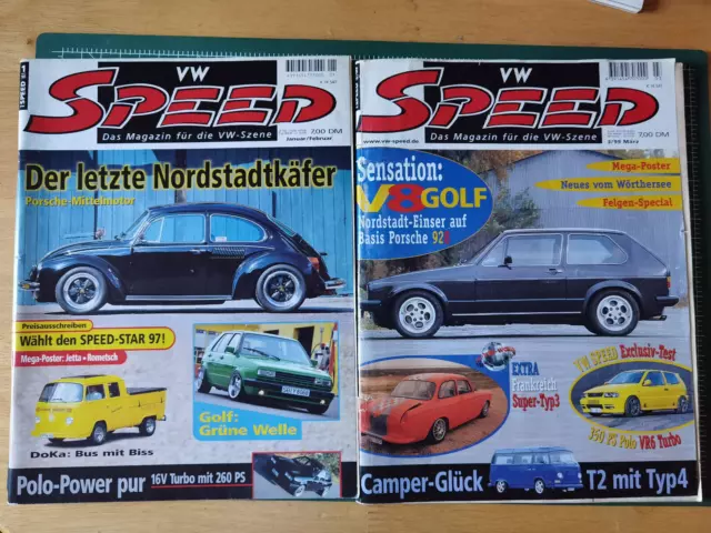 VW Speed 1/98 & 3/99 - Nordstadt (Artz) Käfer und Golf 1