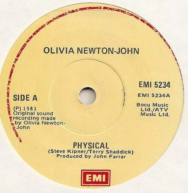 Olivia Newton-John - Physical (7", Single)