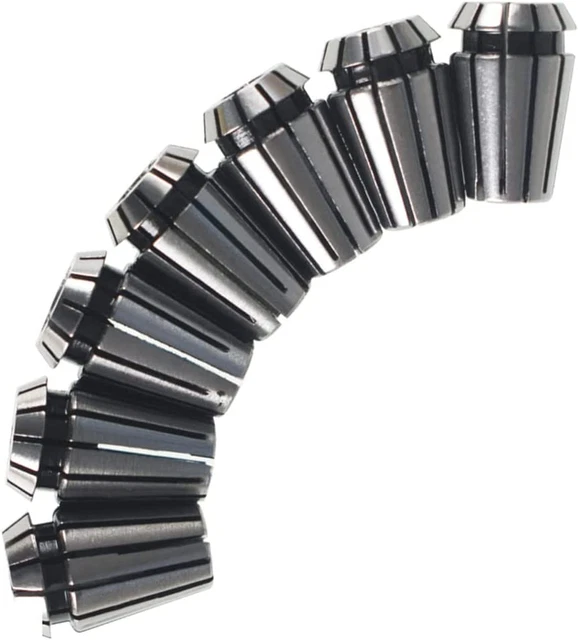 ER11 Spring Collet Set 1/16-1/4 Inch Carbon Steel Spring Collet Set for CNC Work