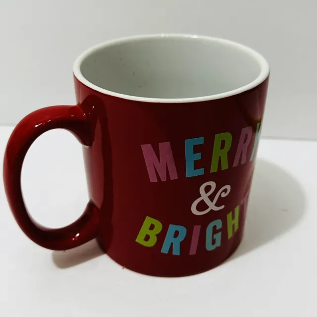 FAO Schwartz Large Christmas Coffee Tea Mug Merry And Bright Collectible 3
