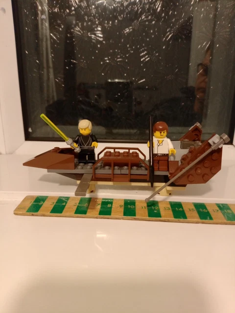 STAR WARS LEGO set no 7104 desert skiff complete with mini figures ...