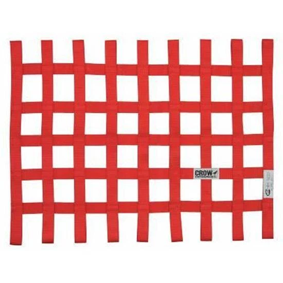 Crow 11622 Window Net, SFI 27.1, Red