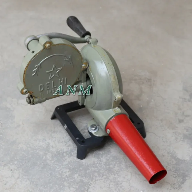 Forge Furnace With Hand Blower Fan Old Style Pedal Type Handle 3