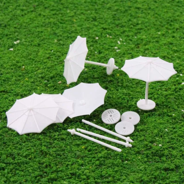 TYS02100 24pcs DIY Model Train parasol Vertical Simple Gifts 1:100 TT Scale New