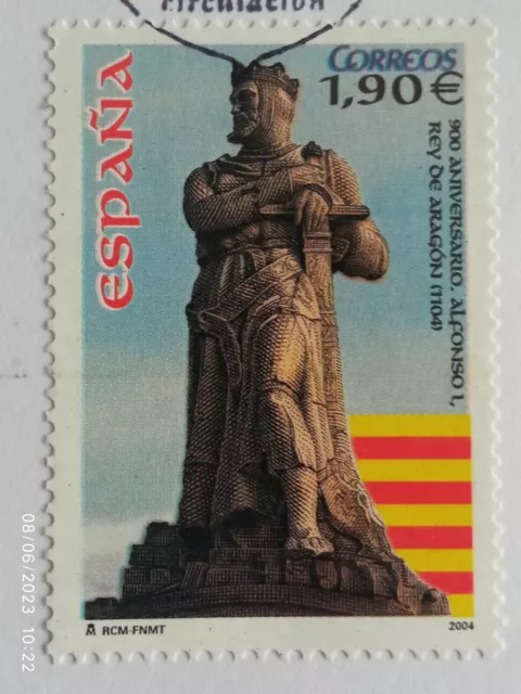 Sellos España Usados 2004 Ix Centenario Alfonso I. Rey De Aragón