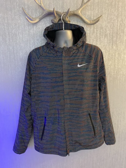 nike shield flash max reflective running jacket