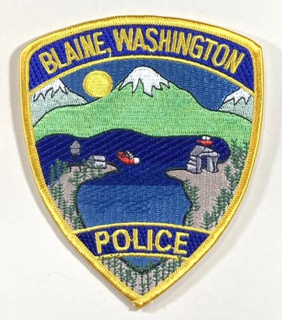Blaine Washington Police Patch