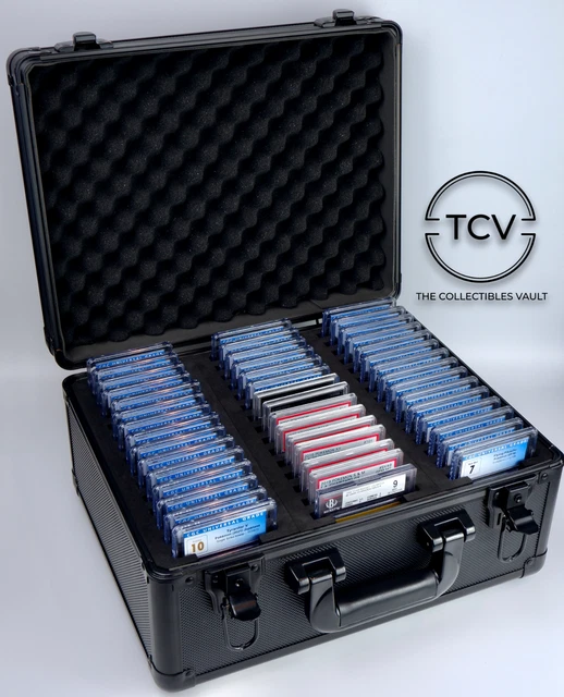 GRADED CARD SLAB Storage Case, PSA BGS CGC - 45 Slab or 400+ Semi-Rigid ...