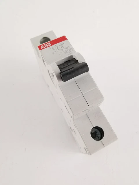 ABB S201 C6 interruttore protezione linea 1 poli fusibile automatico interruttore LS