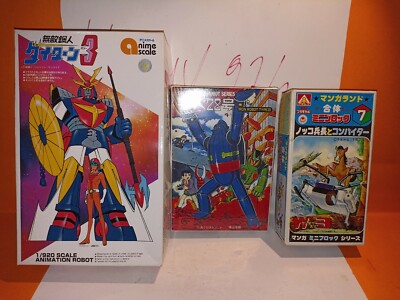IRON ROBOT TYPE 28 AOSHIMA DAITARN 3 AOSHIMA MODEL KIT OSAMU TEZUKA W3 MODEL KIT VIN 