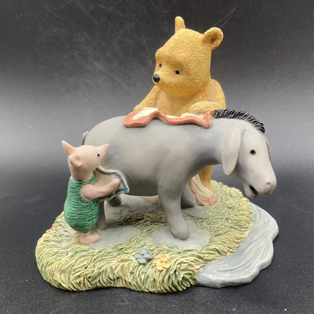 DISNEY WINNIE THE Pooh Eeyore Getting Dried Classic Pooh Border Fine