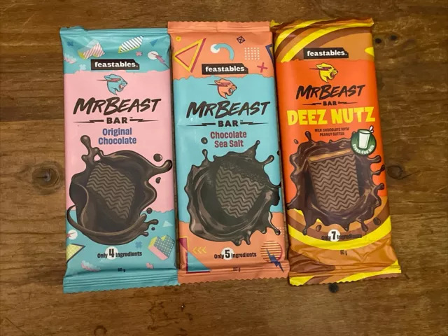 MrBeast Feastables Chocolate, Avaliable In Australia