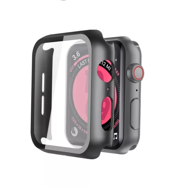 iWatch Screen Hard case Protector for Apple Watch 8 7 6 5 4 SE / 40mm /44mm/45mm