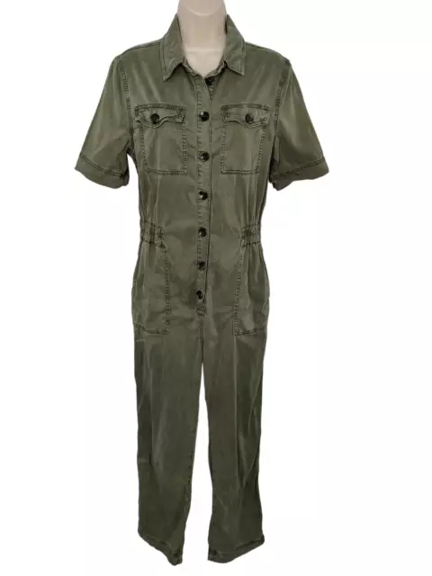 Holly willoughby khaki jumpsuit cheap