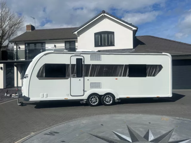 2022 Coachman Lusso top spec luxury 4 berth touring caravan with awning / movers