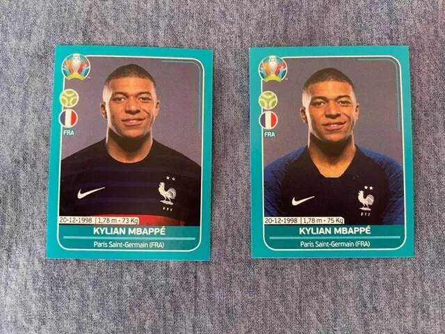Panini Kylian Mbappe  - Euro 2020 Preview & No Preview Stickers