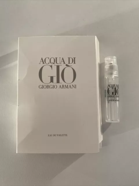 Aqua Di Gio Giorgio Armani Duft Probe