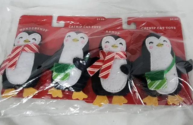 Juego de juguetes Wondershop™ Holiday Penguin Cat - 2 piezas