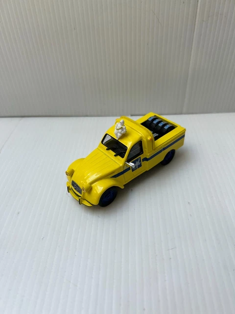 Lot NOREV Mini Jet 1/64 Police – Citroën Visa, Pick-Up, Van, Bateau – 4 Voitures