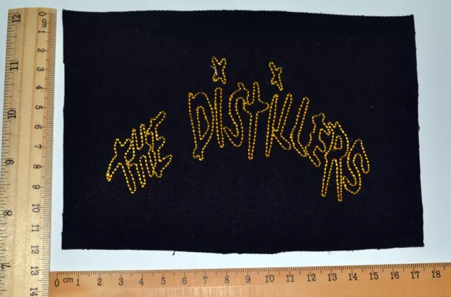 The Distillers Embroidered Iron-On Punk Rock Alternative Street HC Patch Badge