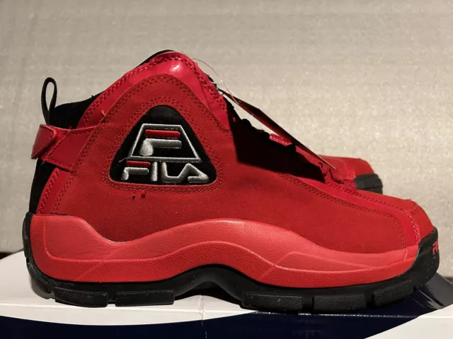 Fila Grant Hill Red Suede 96 Sz 13