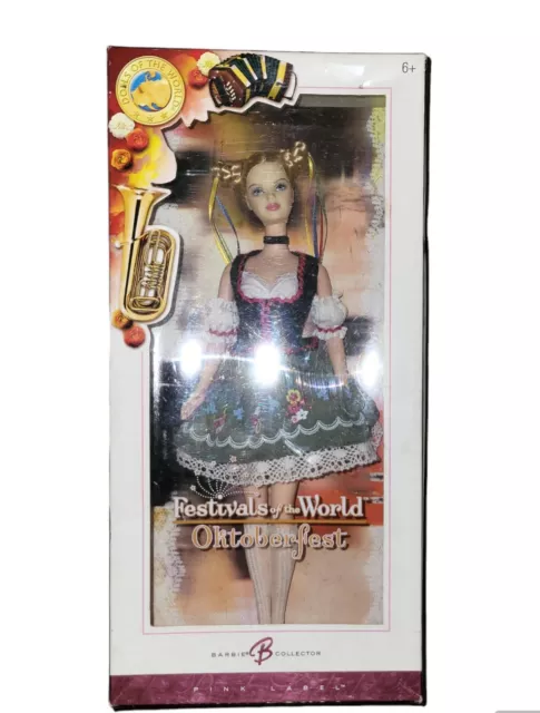 Oktoberfest Barbie Doll 2006 Festivals of the World Pink Label Mattel J0929