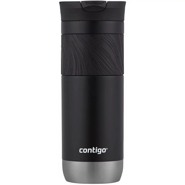 Travel Mug Contigo Leak proof Lid Stainless Steel Thermos 20oz Coffee Tea cup