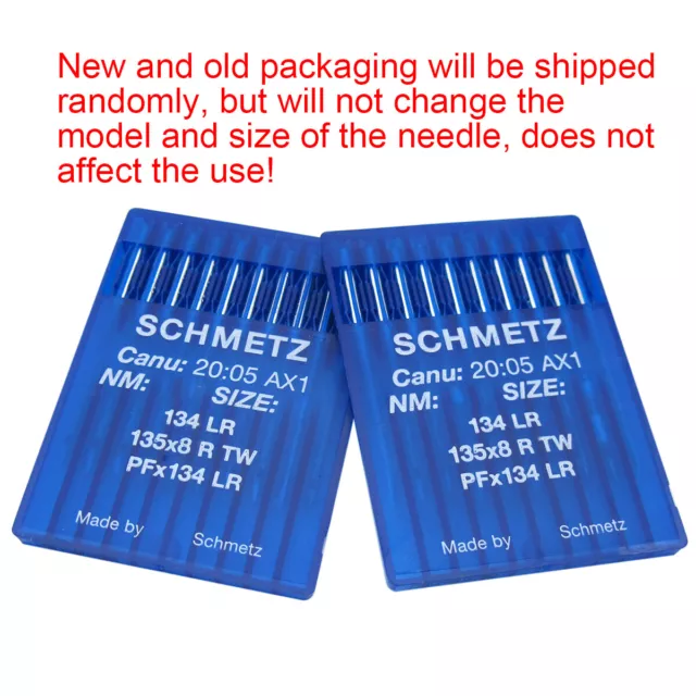 20PS Schmetz Leather Point Industrial Sewing Machine Needles 134LR,PFX134LR 2