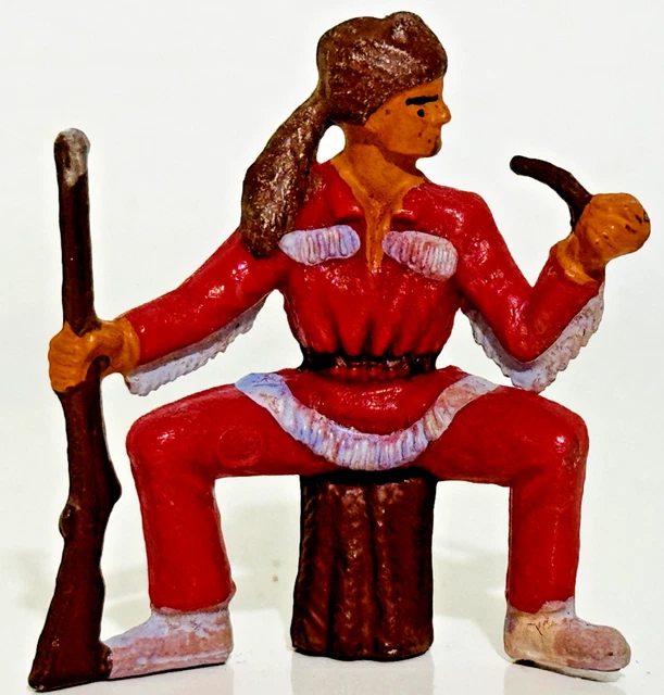 Copies Résine STARLUX YDK145 Far West - Socle Avec Chevaux Et Trappeurs, Idéal Pour Figurines 54-60mm