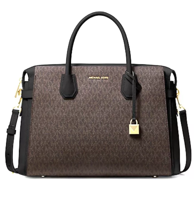 Michael michael kors mercer clearance large pebbled leather accordion tote