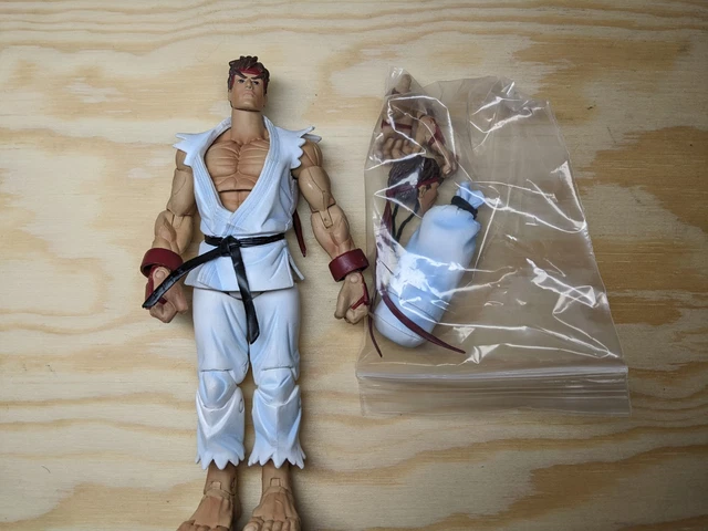 SOTA Toys Street Fighter Ryu Classics White Gi - Action Figure RARE (Round 1)