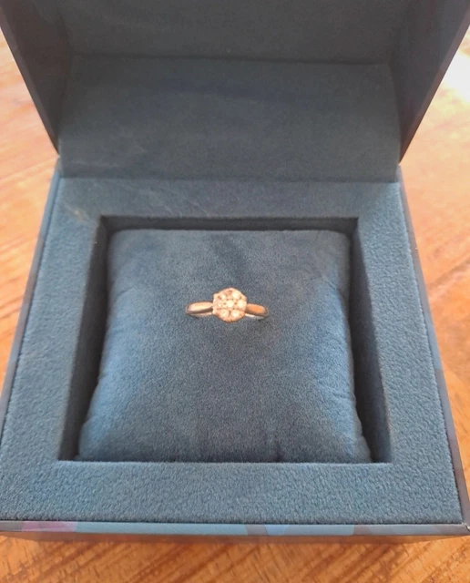 Bague Guy Laroche Or 18 Carats 4,98 G Avec Diamants 0,36 Carat - Taille 48