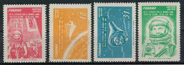 Panama: Nr. 633-636 ** postfrisch / Raumfahrt Mercury 1962