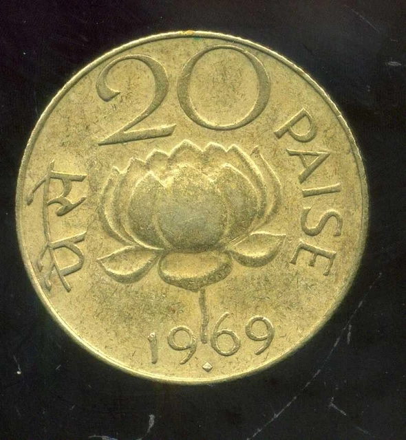 INDE  20 paise 1969