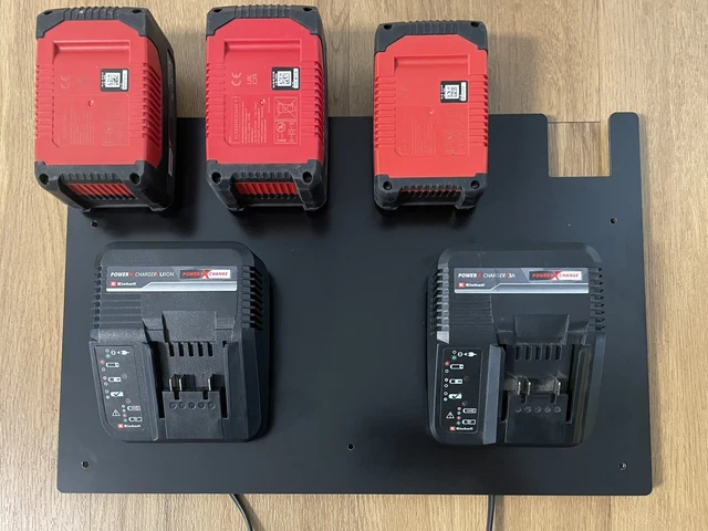 Einhell Akku Ladegerät Blinkt Rot Grün AKKUS & LADEGERÄT Wandhalterung passend für Einhell Power X-Change Akku