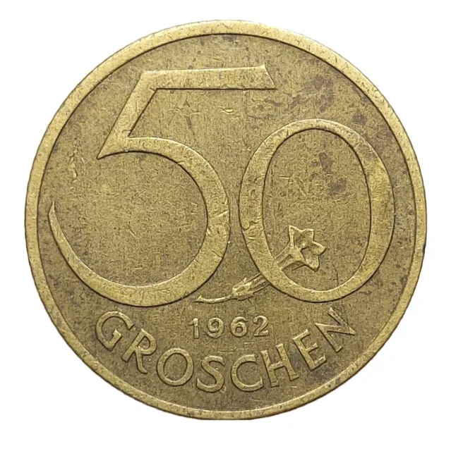 Austria 50 Groschen 1962 Aluminium-bronze Coin I519