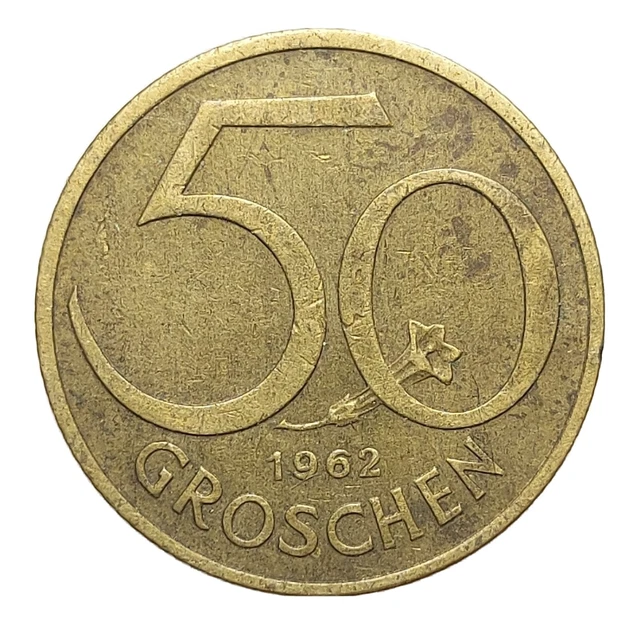 Austria 50 Groschen 1962 Aluminium-bronze Coin I519