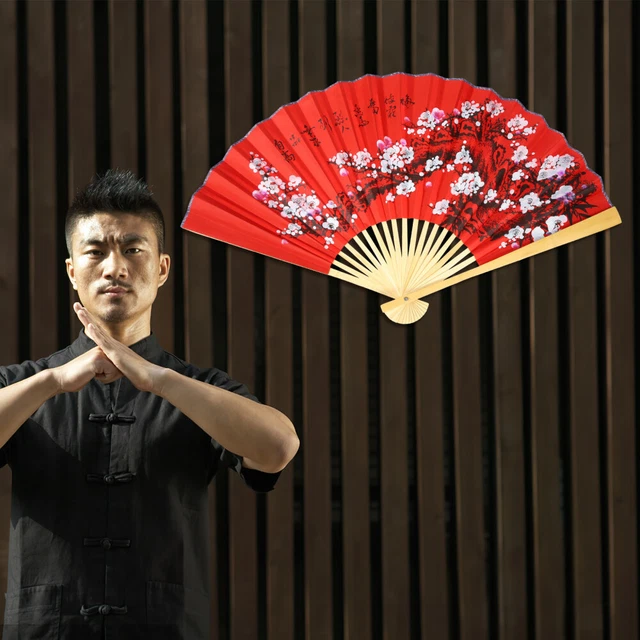 Chinoiserie Decor Headboard Decoration Photo Fan Decorative Fan 2