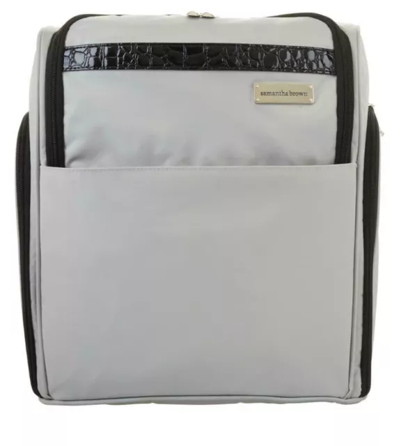 Samantha Brown Nylon Lightweight Backpack ~ Silver