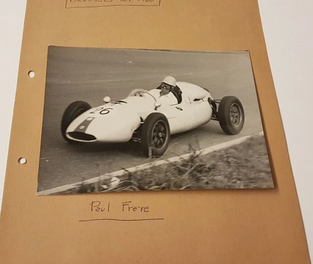 Gp Bruxelles - 1960 - Album Photos - Moss - Brabham - Gendebien - Trintignant