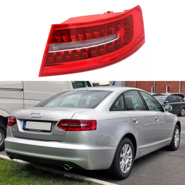 1x LED HECKLEUCHTE RÜCKLEUCHTE SCHLUßLEUCHTE RECHTS AUßER AUDI A6 C6 BJ AB 2009