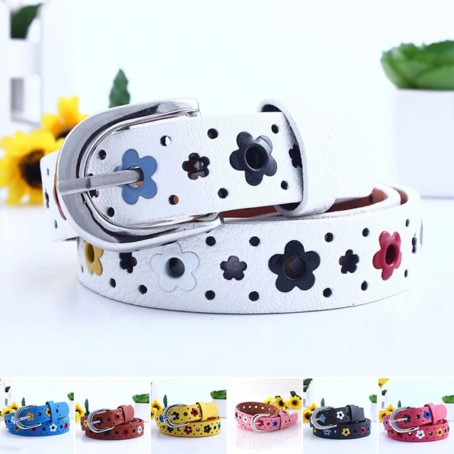 Moda Casual Ragazze Ragazzi Bambini Ecopelle Vita Regolabile Cinture Cintura