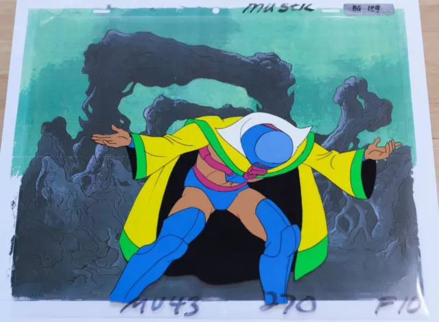 He-Man original vintage Filmation production Cel: Man-E-Faces