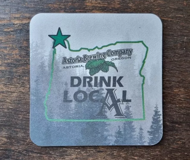 Astoria Brewing Company Beer Mat Coaster Home Bar Pub Experience