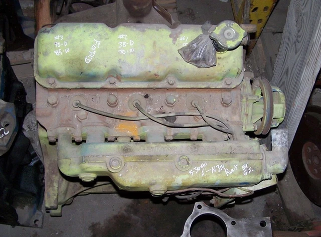 FORD 4000 Complete 3 cylinder Engine Block# C7NN-6015-AK 2