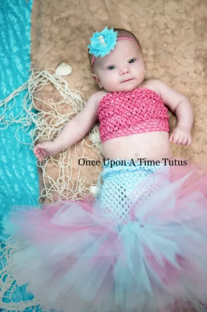 Mermaid Costume, Girls Mermaid Costume, Baby, Toddler, Infant, Halloween Tutu