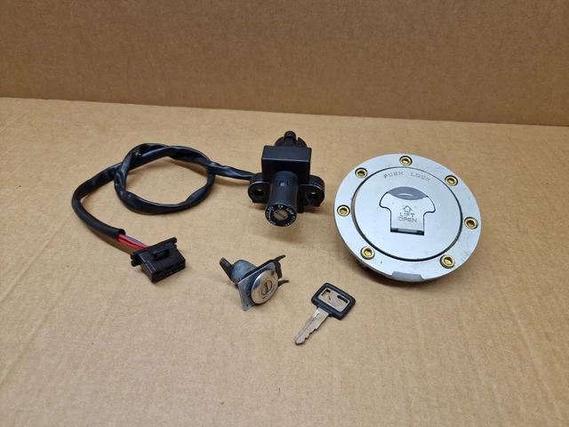 Fire Blade Ignition Module HONDA CBR900RR FIREBLADE Ignition switch fuel cap seat lock set key ...