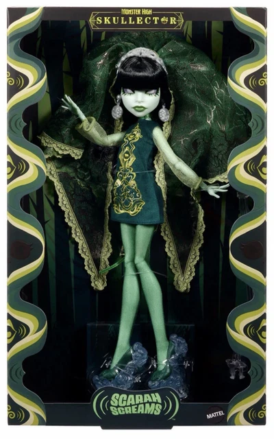 Skullector Box MONSTER HIGH SCARAH Screams 2026 Skullector Collector Doll New In Box ...