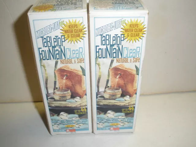 2 Ecological Labs Microbe Lift Small Fountain Clear 4 Ounce New Treatment (12)